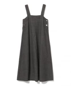 フレア ツイード ジャンパースカート