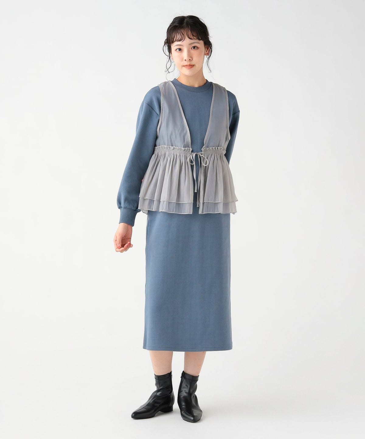 BEAMS HEART（ビームス ハート）オーガンジー ベスト × カット