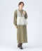  OLIVE/ワンピース×IVORY/ベスト