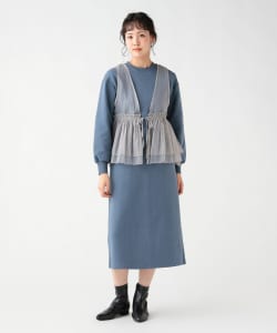 オーガンジー ベスト × カット ワンピース （セットアイテム）