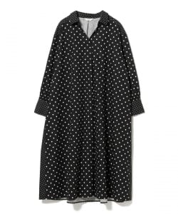 クレイジー フレア シャツワンピース