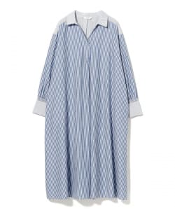 クレイジー フレア シャツワンピース