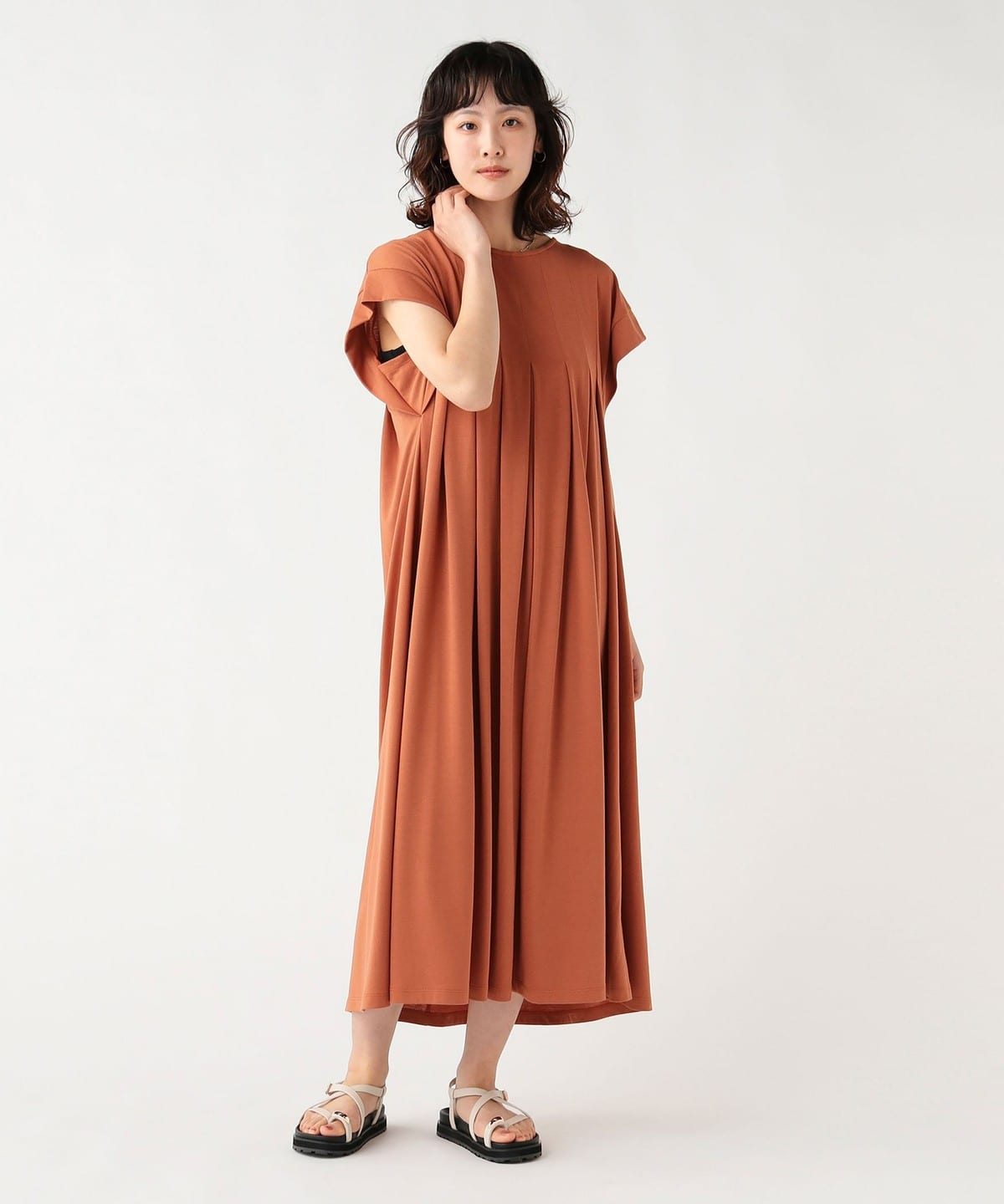 BEAMS HEART（ビームス ハート）【9/17再値下げ】タック フレア ロング