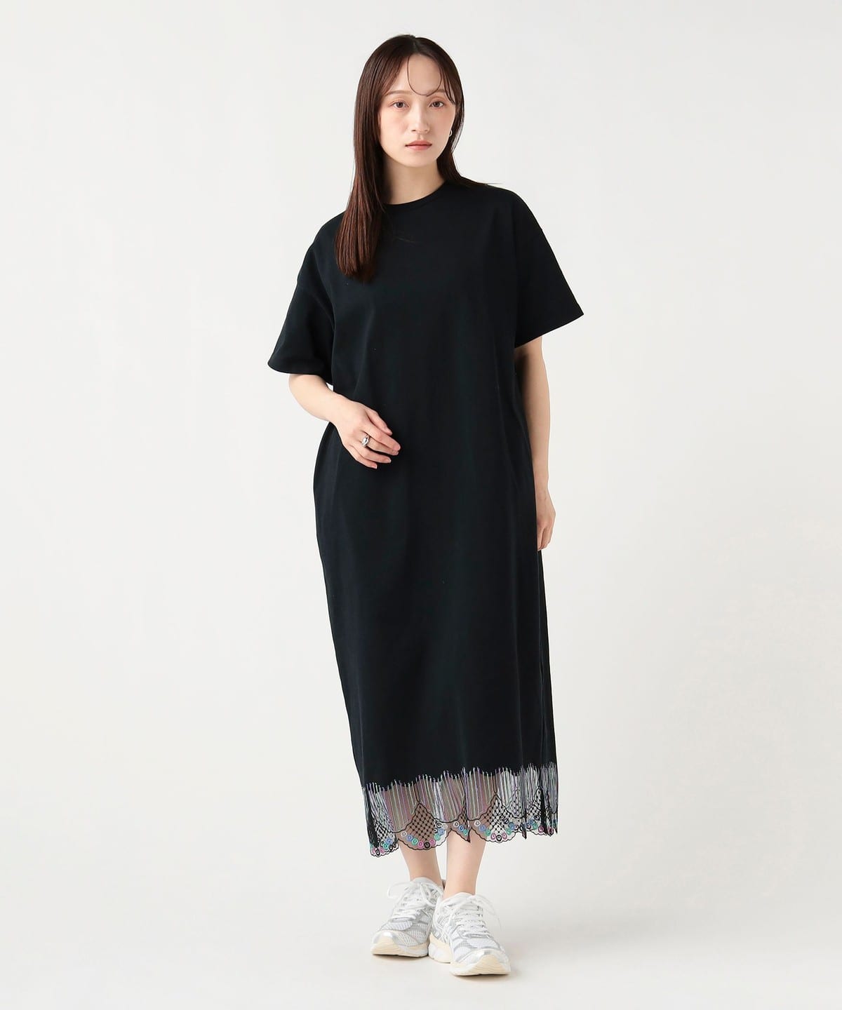 BEAMS HEART（ビームス ハート）裾 スカラレース ワンピース