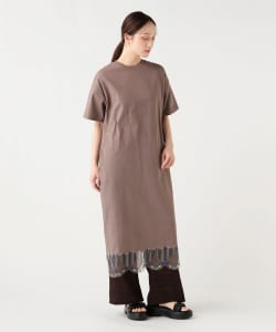 裾 スカラレース ワンピース