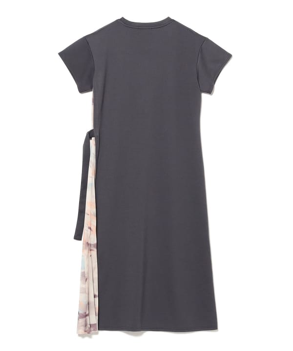 BEAMS HEART（ビームス ハート）サイドプリーツ コンビ ワンピース