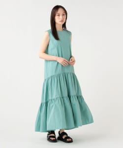 ティアード ノースリーブ ワンピース