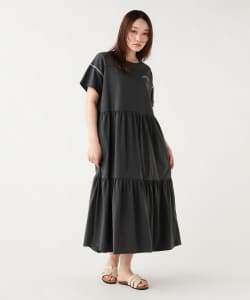 カット ティアード ロゴ ワンピース