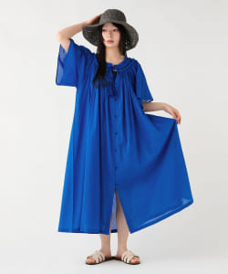 INDIA フリルネック ワンピース