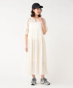 ワッシャー ティアードワンピース