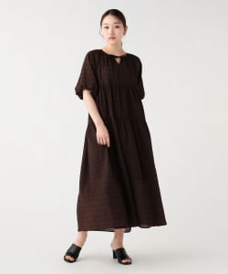 ワッシャー ティアードワンピース