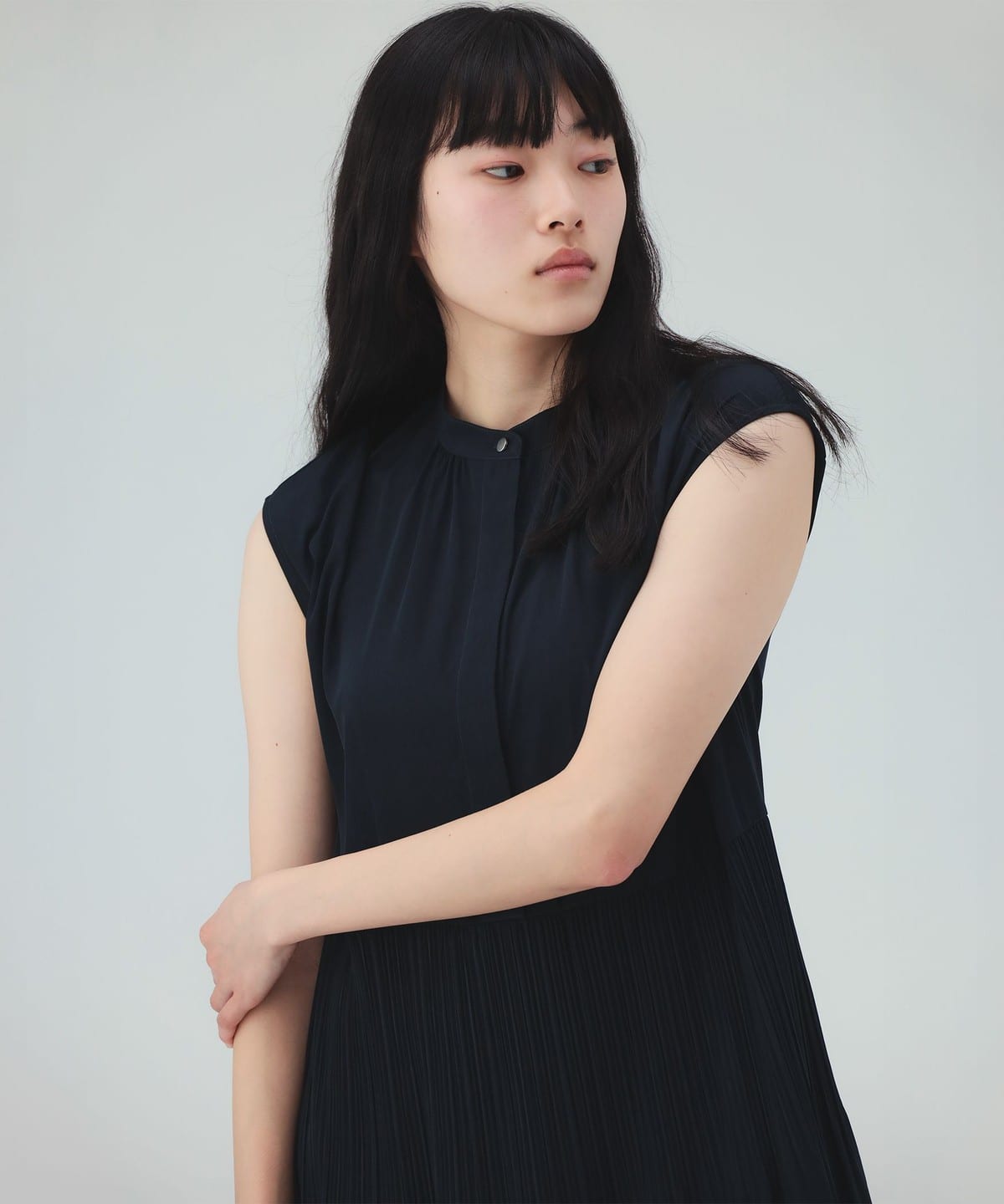 BEAMS HEART（ビームス ハート）スキッパー ティアード ワンピース