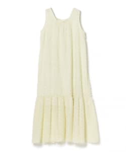 バック リボン ジャカード ワンピース