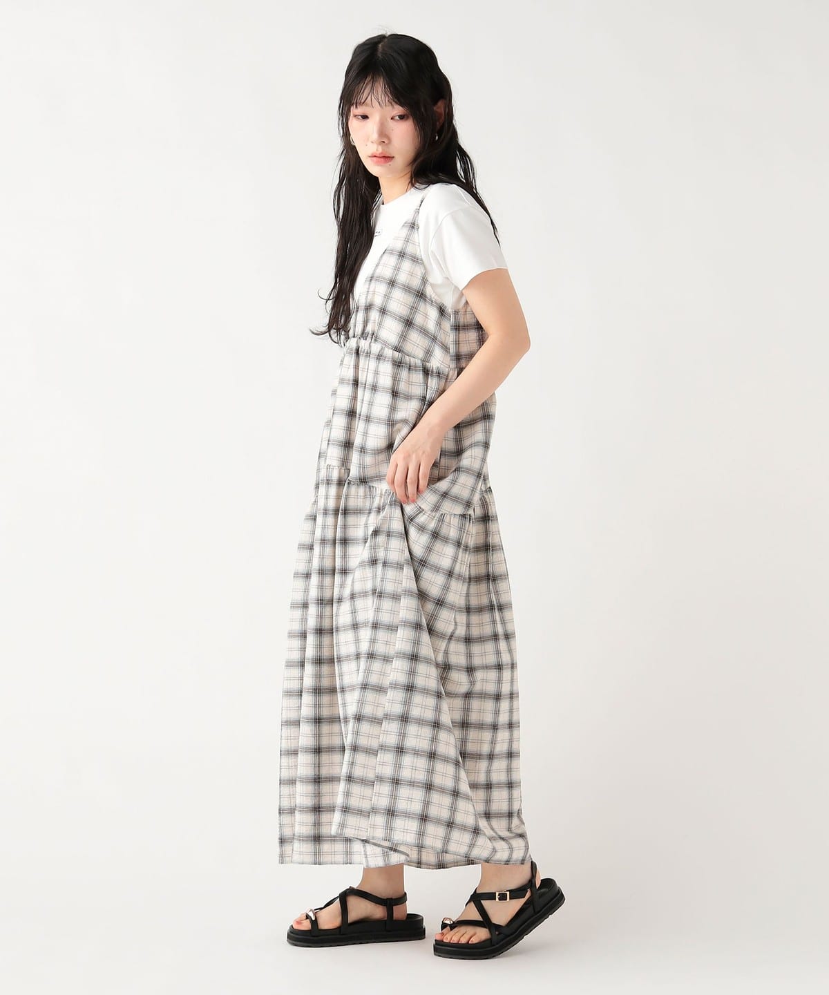 BEAMS HEART（ビームス ハート）【9/17再値下げ】チェック ティアード