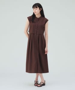 レイヤード シャツ ワンピース