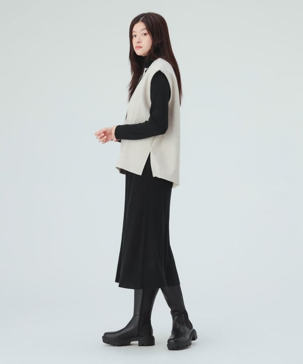 ジレ セット リブ ニット ワンピース（セットアイテム） [H：171cm]