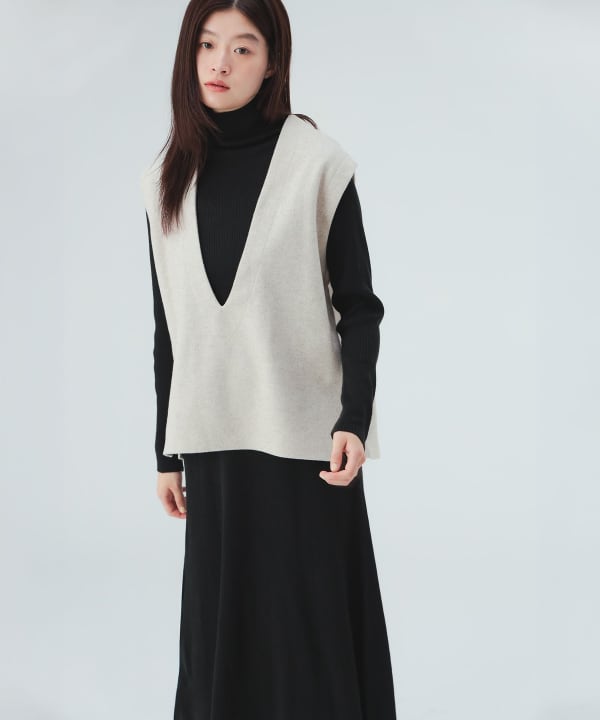 ジレ セット リブ ニット ワンピース（セットアイテム） [H：171cm]