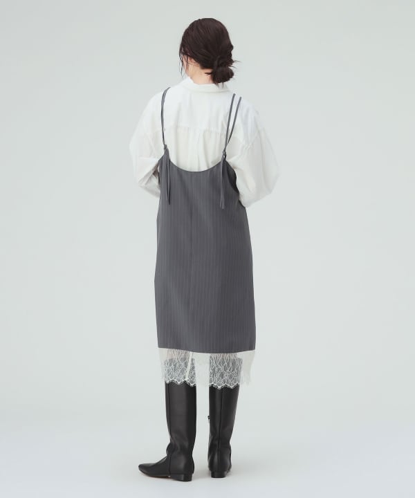 【10%OFFクーポン対象】レース キャミソール ワンピース [H：171cm]