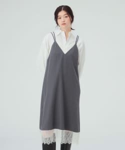 【10%OFFクーポン対象】レース キャミソール ワンピース