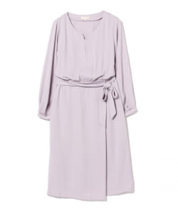 BEAMS HEART / ラチネ キーネックワンピース
