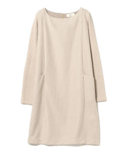 BEAMS HEART / 異素材コンビ ワンピース