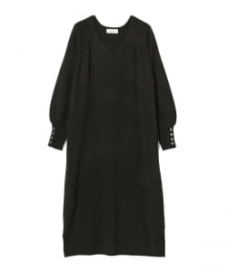 BEAMS HEART / Vネック ロングワンピース