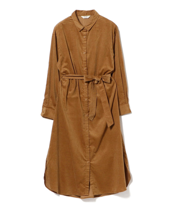 Beams Heart ビームス ハート アウトレット Beams Heart 細コーデュロイ シャツワンピース ワンピース ワンピース 通販 Beams