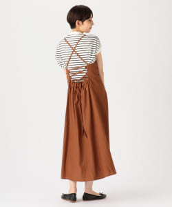 BEAMS HEART / バックレースアップ キャミワンピース