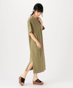 BEAMS HEART / ビンテージ風 切替ワンピース