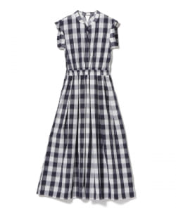 BEAMS HEART / スキッパーネック ロングワンピース