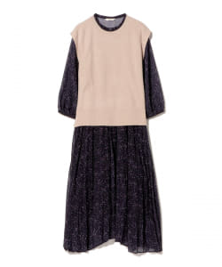 BEAMS HEART / ニットベスト ワンピース 2Pセット