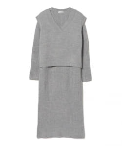 BEAMS HEART / ニットベスト ニットワンピース 2Pセット