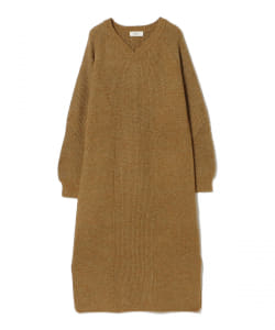 BEAMS HEART / メランジニット ワンピース