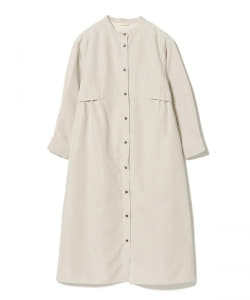 BEAMS HEART / ピーチスキン シャツ ワンピース