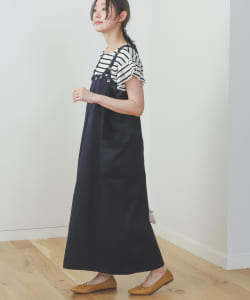 BEAMS HEART / カーゴ サスペンダー付 ワンピース