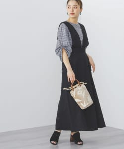 [Reduced price on 5/15] Flared jumper skirt with suspenders (S-M)