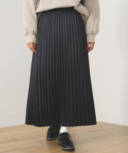 レザーライク プリーツ スカート