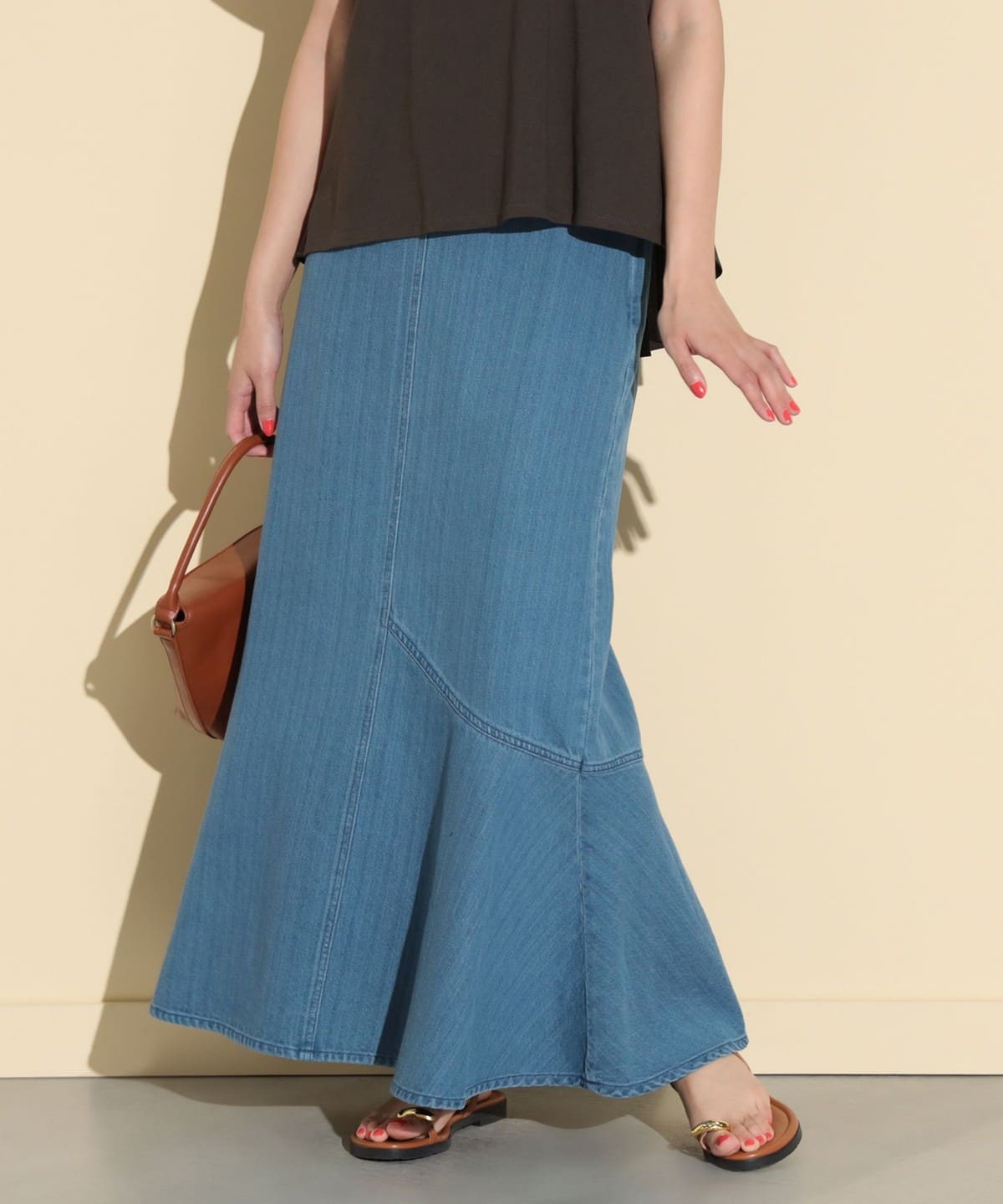 アンドマリーand mary Heart hip denim skirt Mサイズ - ミニスカート