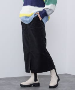 細コーデュロイ タイトロングスカート（S～M）