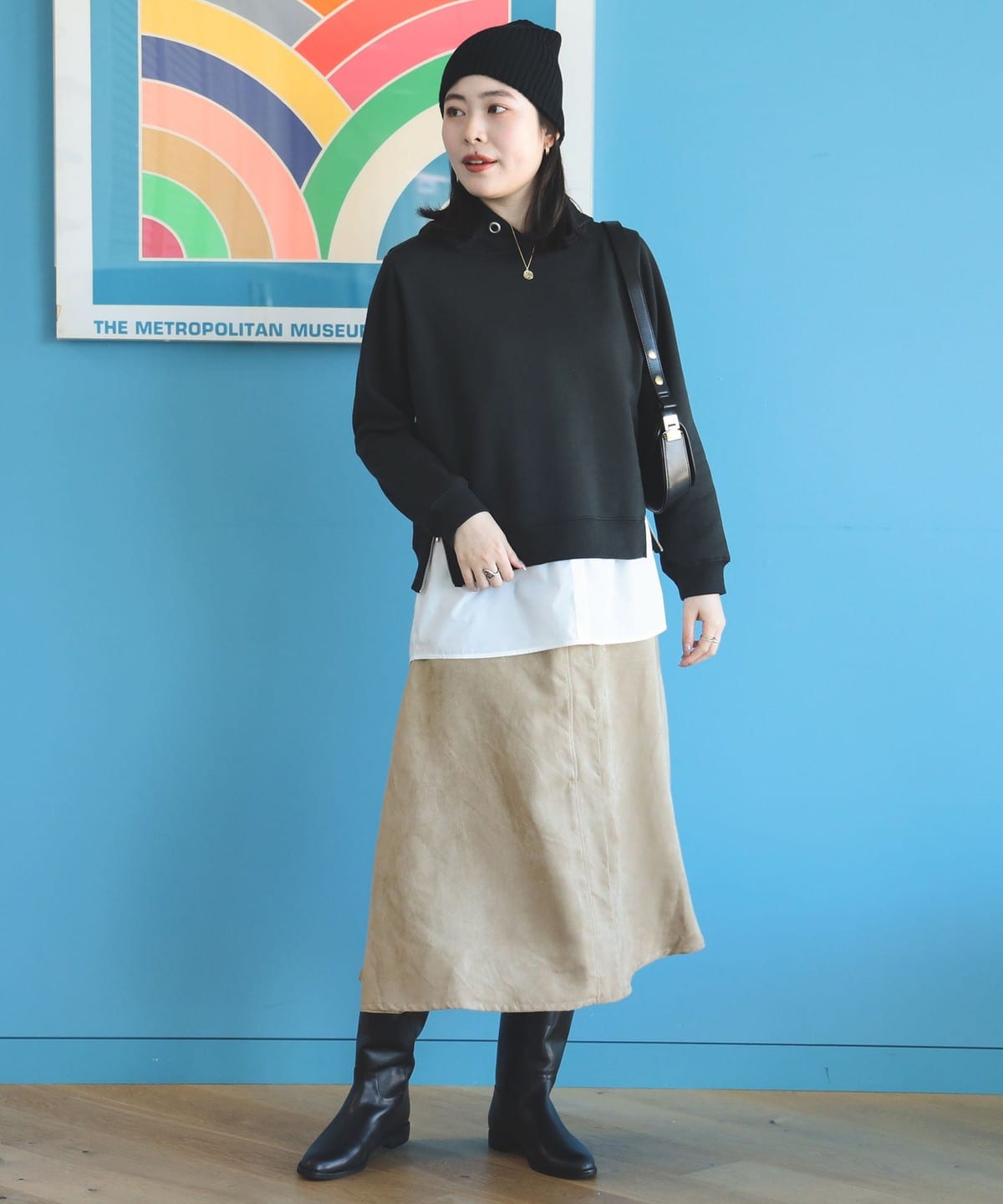 BEAMS HEART(ビームス ハート)MA-1風 スカート(S~M BEAMS HEART(ビームス ハート)MA-1風 スカート(S~M