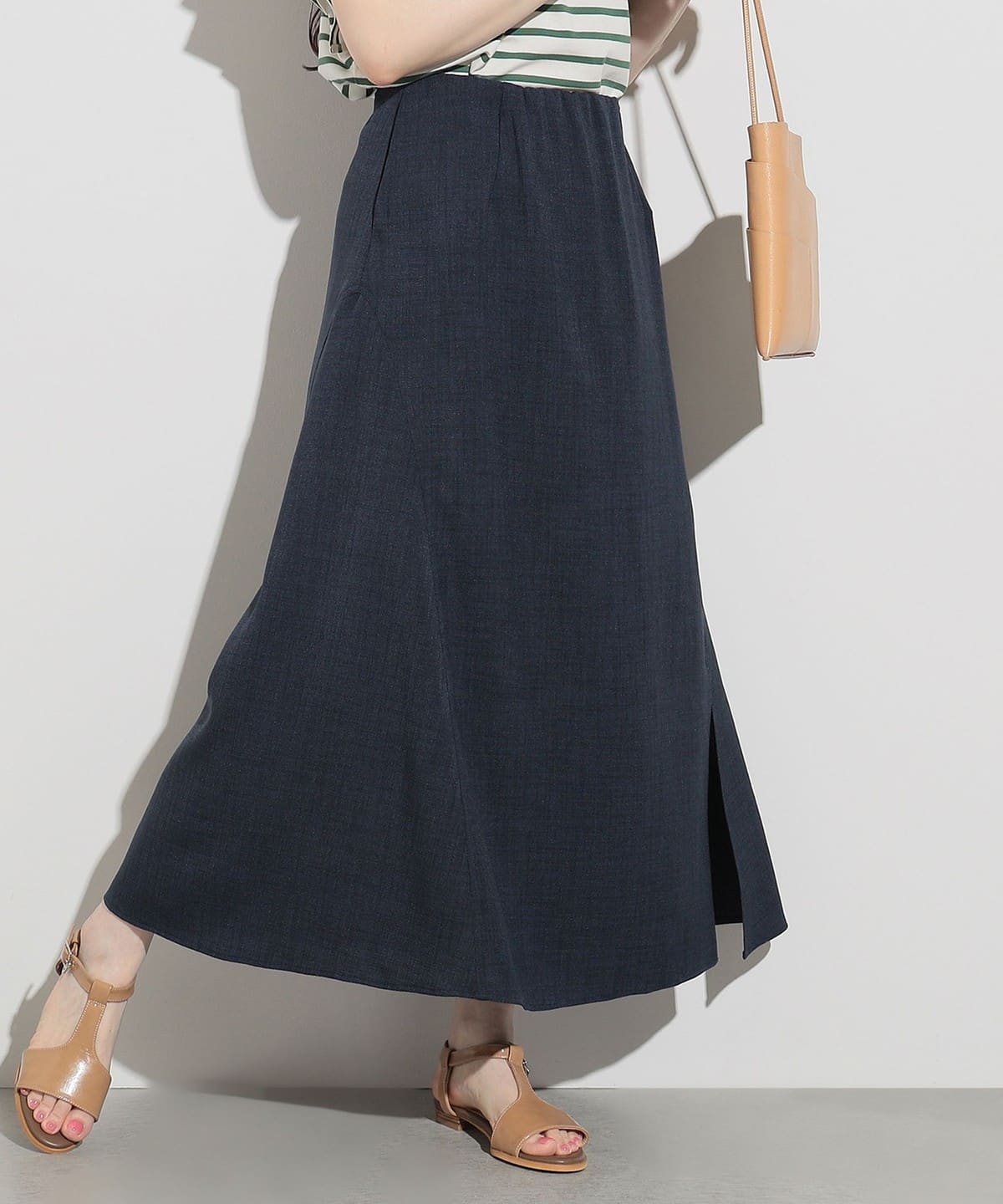 フレアスリット スカート スカート WOMEN NAVY ONE SIZE フレアスリット スカート スカート WOMEN NAVY ONE SIZE