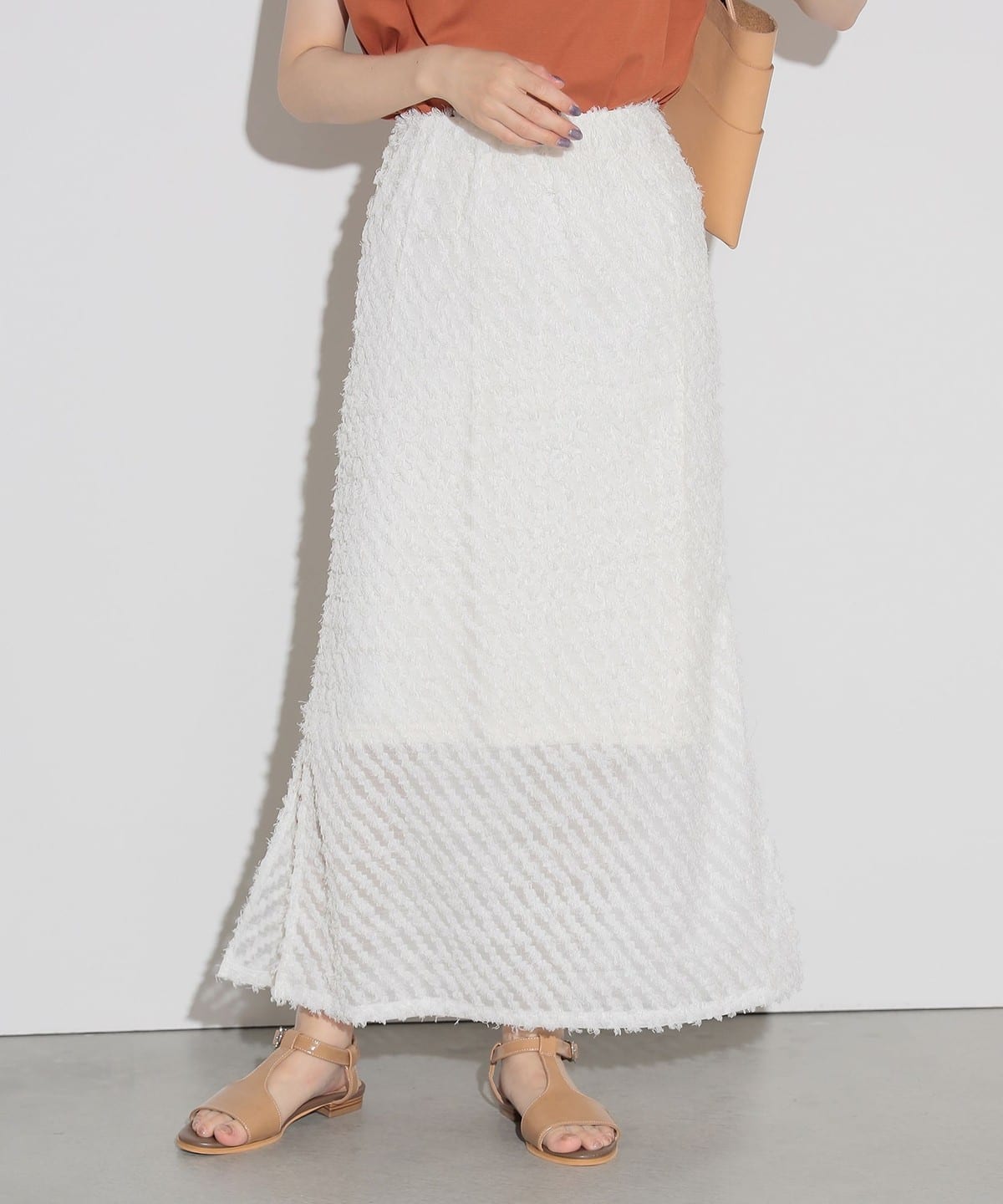 フリンジ ナロースカート スカート WOMEN OFF WHITE ONE SIZE フリンジ ナロースカート スカート WOMEN OFF WHITE ONE SIZE