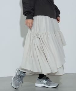 【TIME SALE商品】BEAMS HEART / 女裝 不對稱 層次 長裙