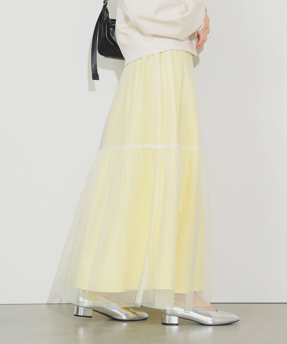 チュール リバーシブル フレアスカート スカート WOMEN YELLOW ONE SIZE チュール リバーシブル フレアスカート スカート WOMEN YELLOW ONE SIZE