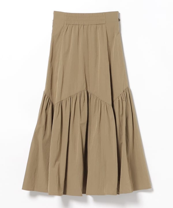 BEAMS HEART (BEAMS HEART) Jagged Switching Flare Skirt