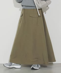 Drawstring waist skirt