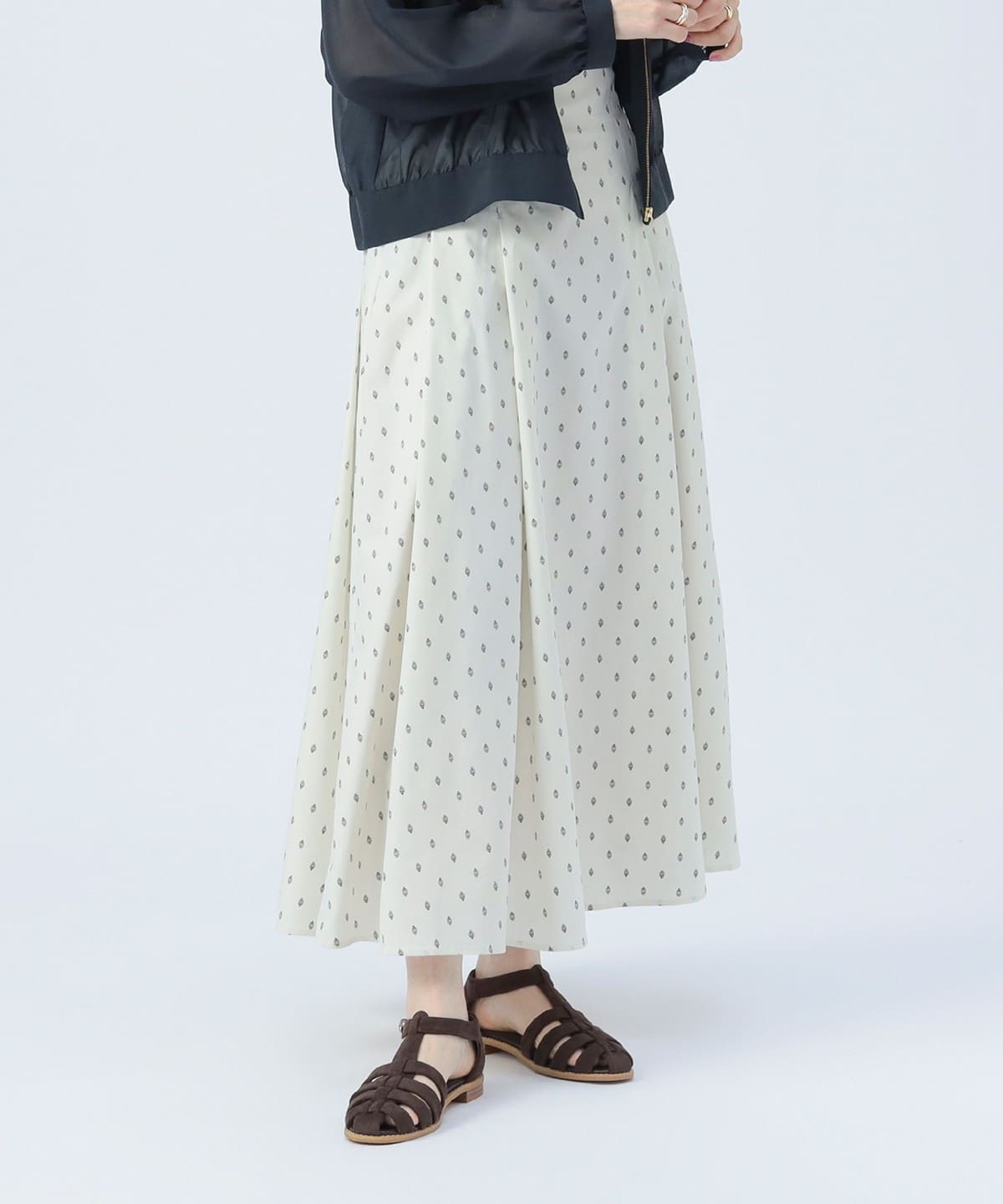 プロバンス タック スカート スカート WOMEN OFF WHITE ONE SIZE プロバンス タック スカート スカート WOMEN OFF WHITE ONE SIZE