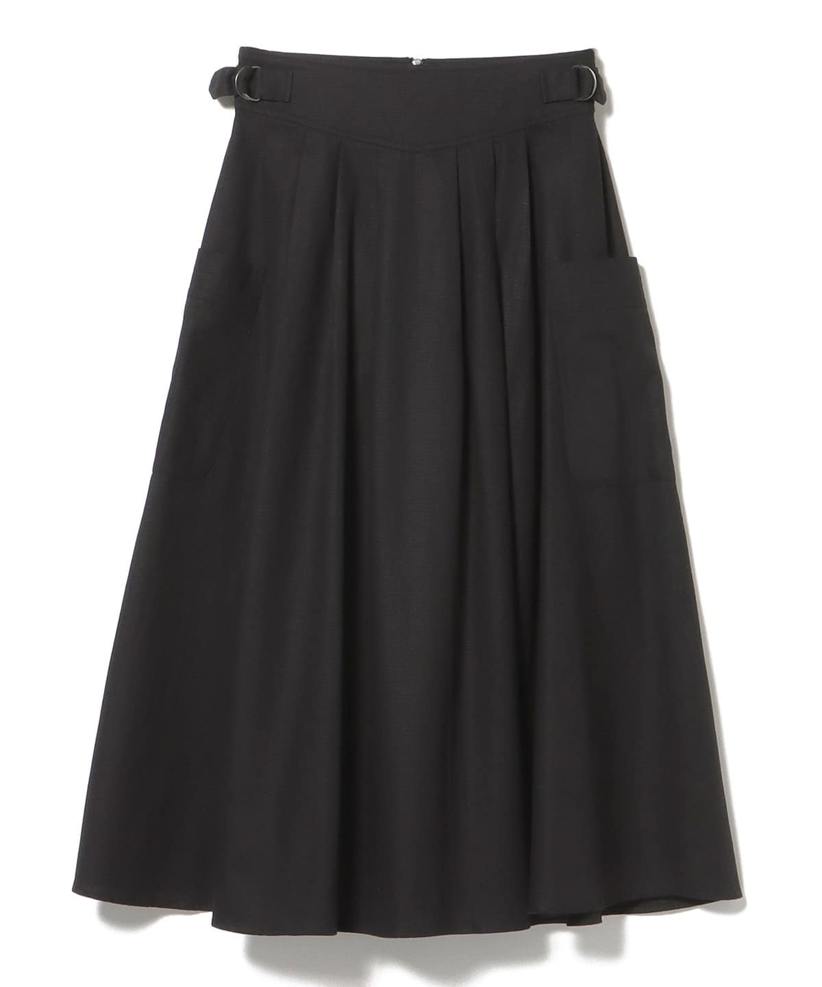 BEAMS HEART BEAMS HEART Belt Flare Skirt (Midi/Mi-length