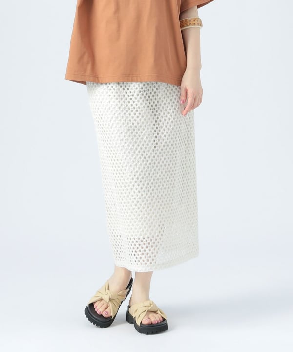 BEAMS HEART(ビームス ハート)メッシュ レース スカート BEAMS HEART(ビームス ハート)メッシュ レース スカート