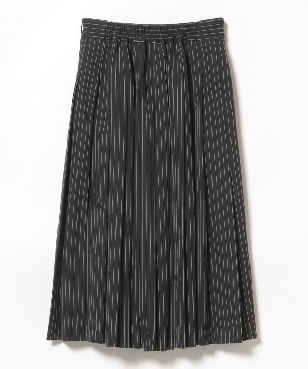 BEAMS HEART（ビームス ハート）ピンストライプ プリーツスカート